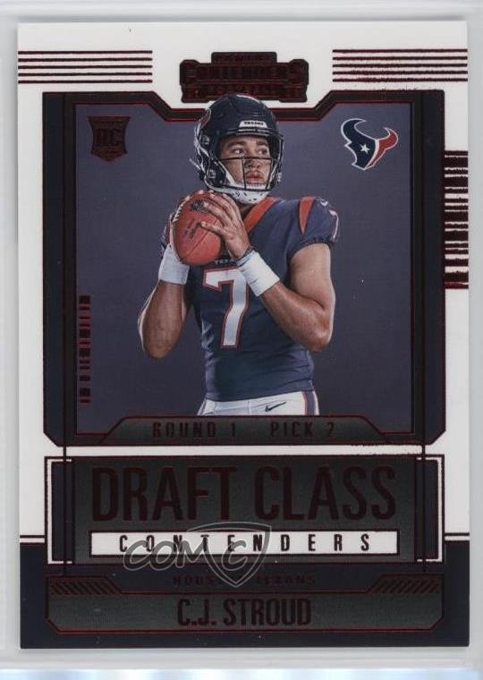 2023 Panini Contenders Draft Class Contenders Red CJ Stroud #5 Rookie RC 0i1b