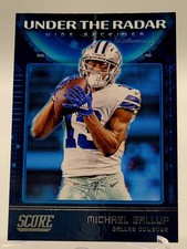 2020 SCORE MICHAEL GALLUP UNDER THE RADAR FOOTBALL CARD COWBOYS NFL panini
