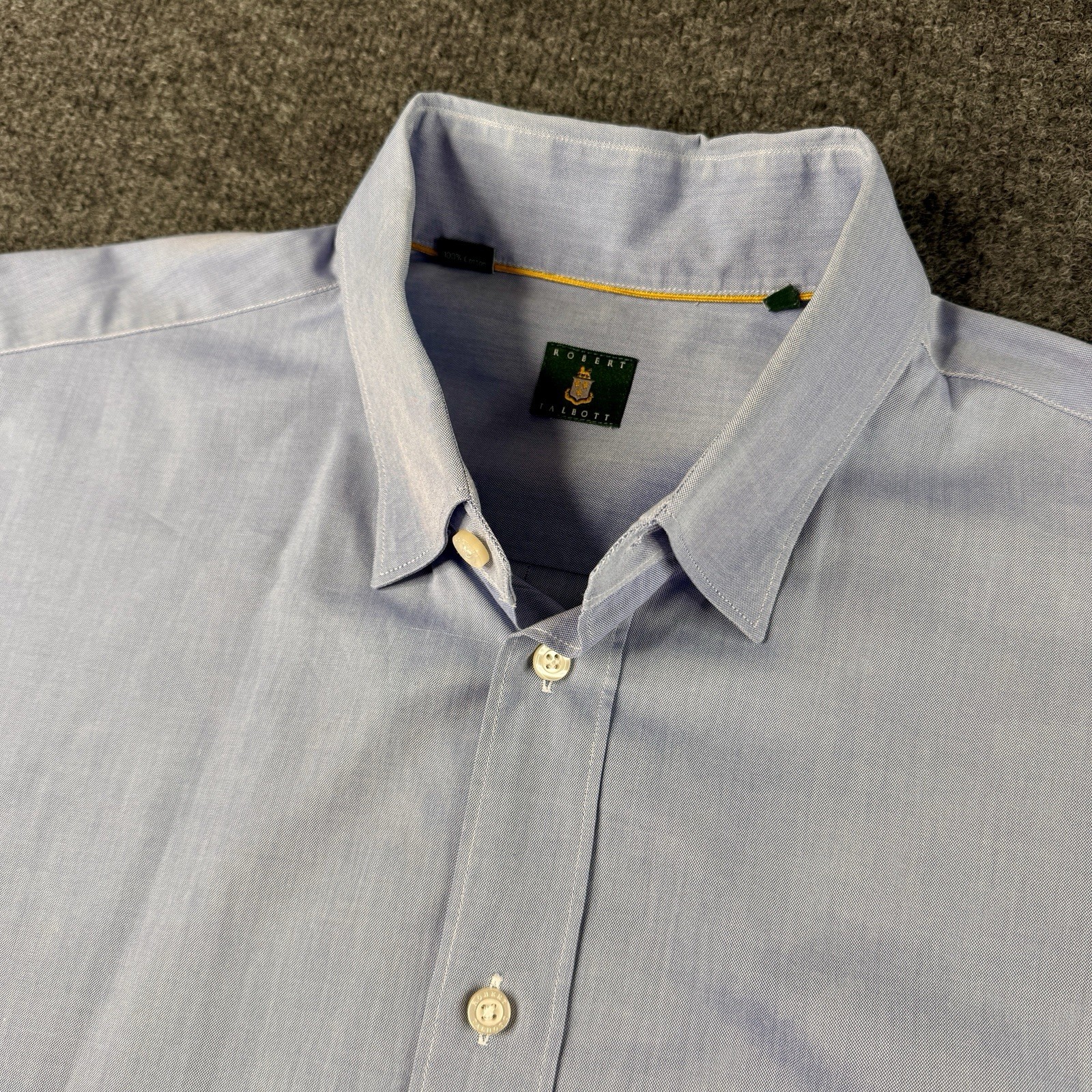 Robert Talbott Men's Blue Button Down Long Sleeve… - image 1