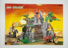 Lego 6076 Dark Dragon's Den Instruction MANUAL ONLY (1993)