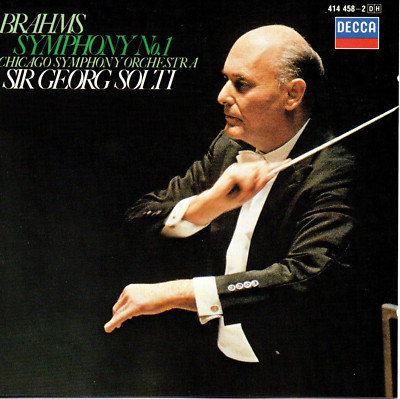 Brahms SYMPHONIE NO. 1 Chicago Symphony Orchestra Solti (C3011)