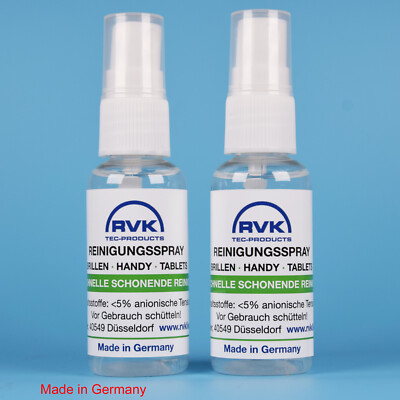 2 x RVK Brillenreinigerspray, Brillenreinigungsspray, Brillenreiniger