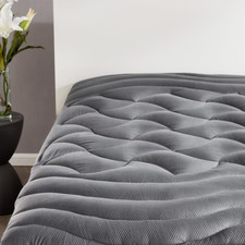 Cooling Queen Mattress Topper, Premium Zoned Cool Mattress Pad Cover, Padded Mat