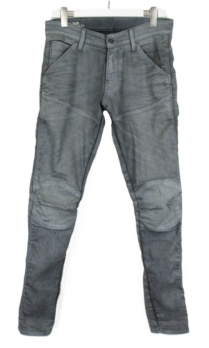 G-STAR 5620 3D Super Slim Jeans Men's W32/L34 Grey Stretch