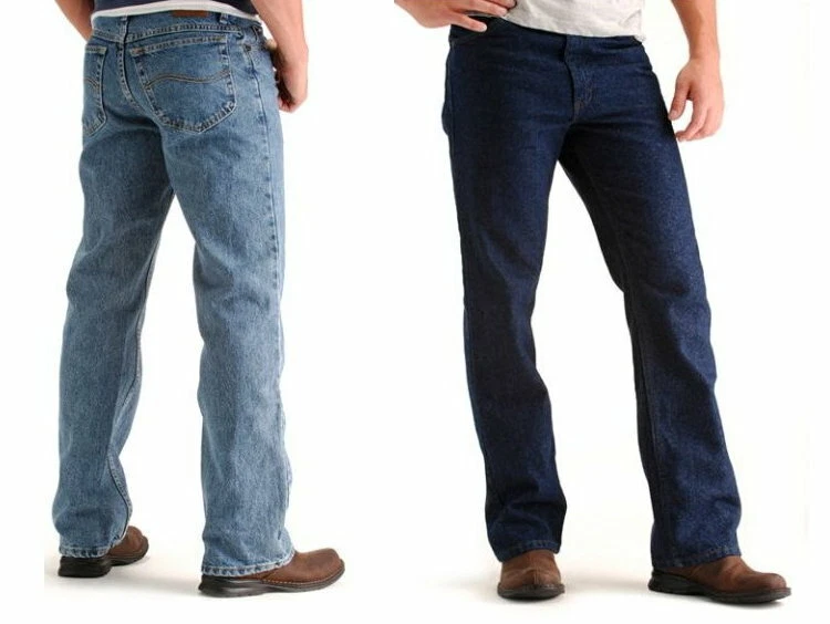 Mens bootcut jeans ebay sale