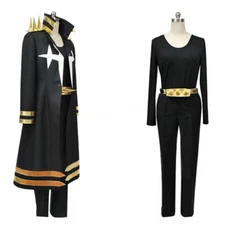 Kill LA Kill Uzu Sanageyama Three-star Black Uniform Clothing Cosplay Costume：
