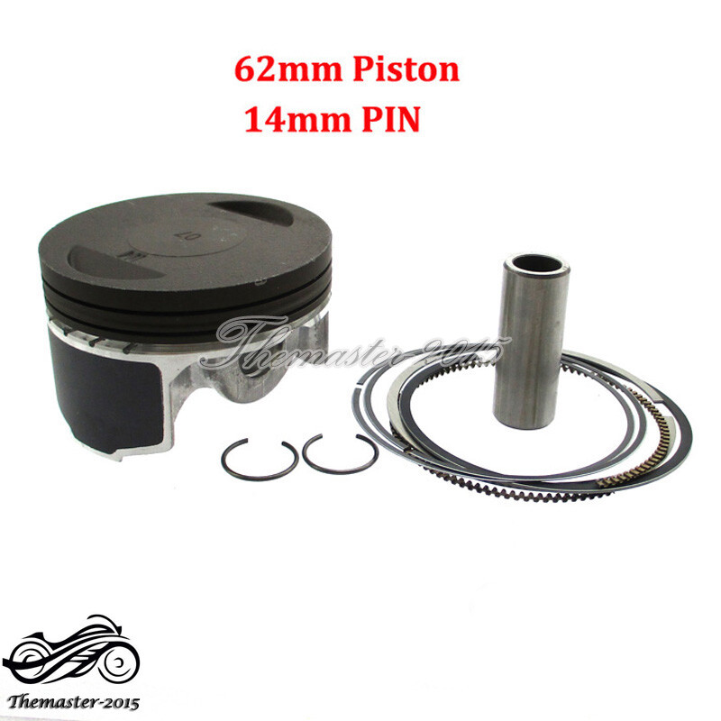 Piston kit For Zongshen Z190 2 valve 190cc Engine ZS1P62YML-2 Pit