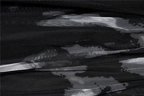 Punk Rave Women's Ruffles Mesh Half Skirt Dark Tie Dye Gauze Skirt Gothic Skirt - 第 28/29 張圖片