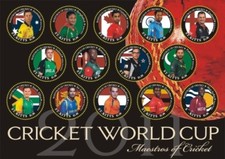 SAINT KITTS 2011 - CRICKET WORLD CUP - SHEET OF 14 STAMPS - Scott #799 - MNH