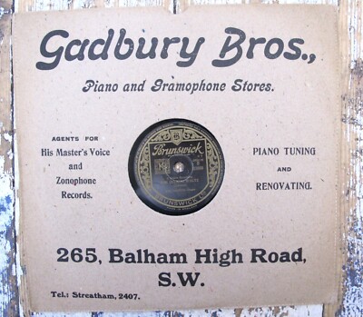 Ken Griffin You Can't Be True Dear / Cuckoo Waltz 10'' 78 Rpm Shellac Brunswick