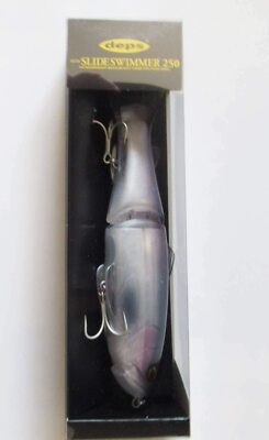 Leurre Deps Slide Swimmer 250 SS – 6.2 Oz, 250 Mm, D’occasion, Sans Hameçon