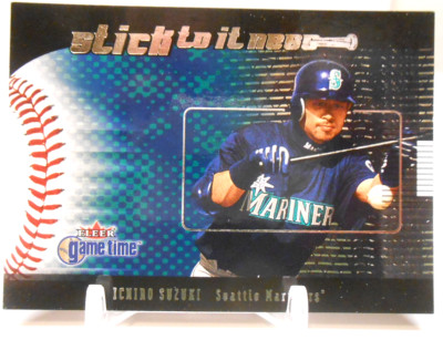 Ichiro Suzuki Baseball Rookie Card 2001 Fleer Game Time  8 of 20 S SEE!