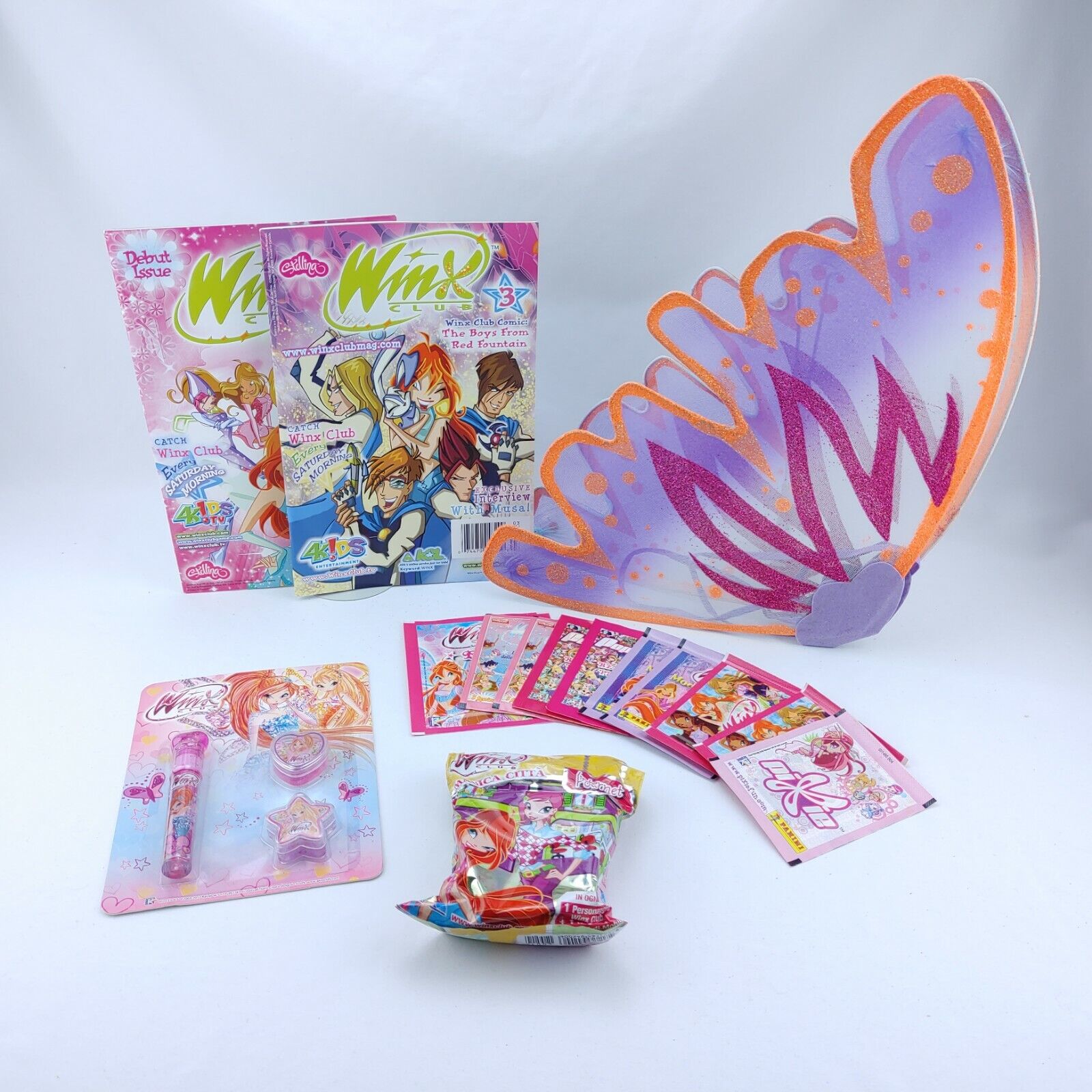 Winx Club Smartphone Set Dreamix Cover Rubbers Stickers 