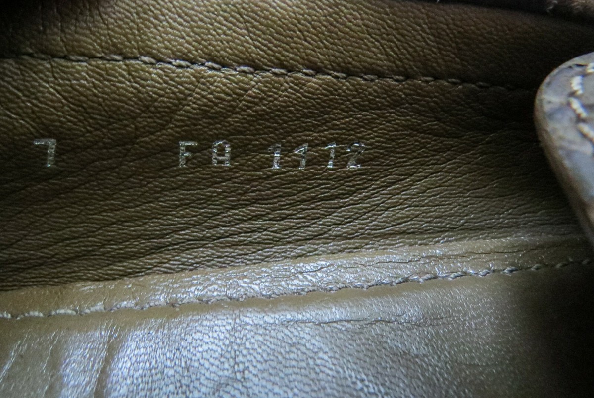 LOUIS VUITTON Monte Carlo Python Snakeskin Leather Shoes 7 LOUIS VUITTON Monte Carlo Python Snakeskin Leather Shoes 7