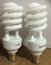 Image of 25W=125W HS Day light 6500K CFL, Energy Saving Bulb B22,TWO LAMPS,£7.99 only