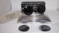 EYEVAN New Sunglasses Round Two Lens Silver Limited Ed. 720E-1000 46 23 140