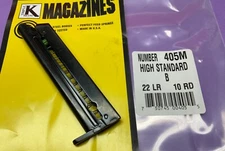 BRAND NEW High Standard Model " B " - "GB" - " HB " -Triple K #405M .22 LR 10 RD