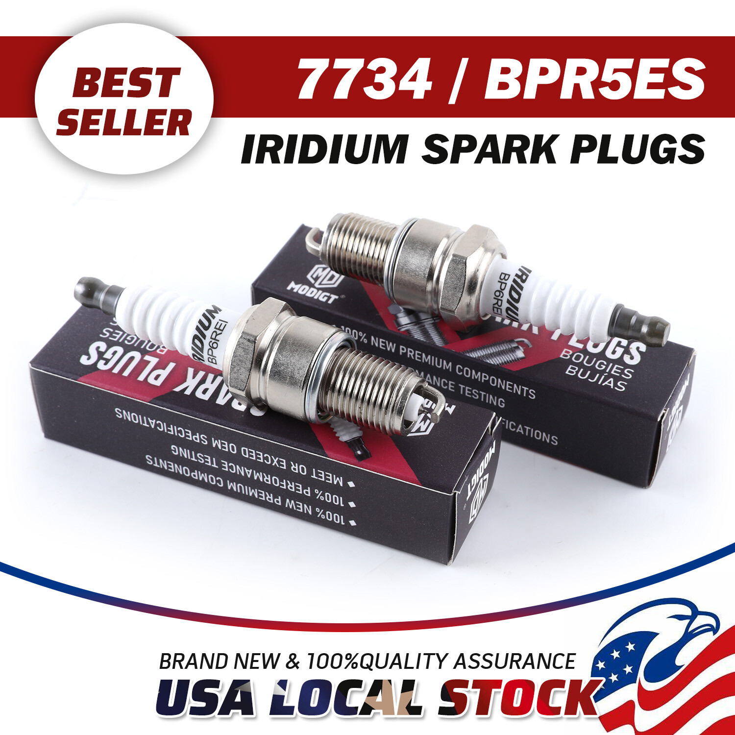 Fit NGK 4Pcs Iridium Spark Plugs 92174 LZFR5C-11 for Dodge Chrysler Jeep Ram OEM