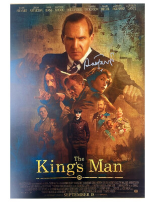 The Kings Man A3 Poster signiert von Ralph Fiennes