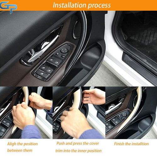 Inner Door Handle Inside Cover For 2012-2018 BMW 3 Series F30 F35 Protect Case - Picture 10 of 11