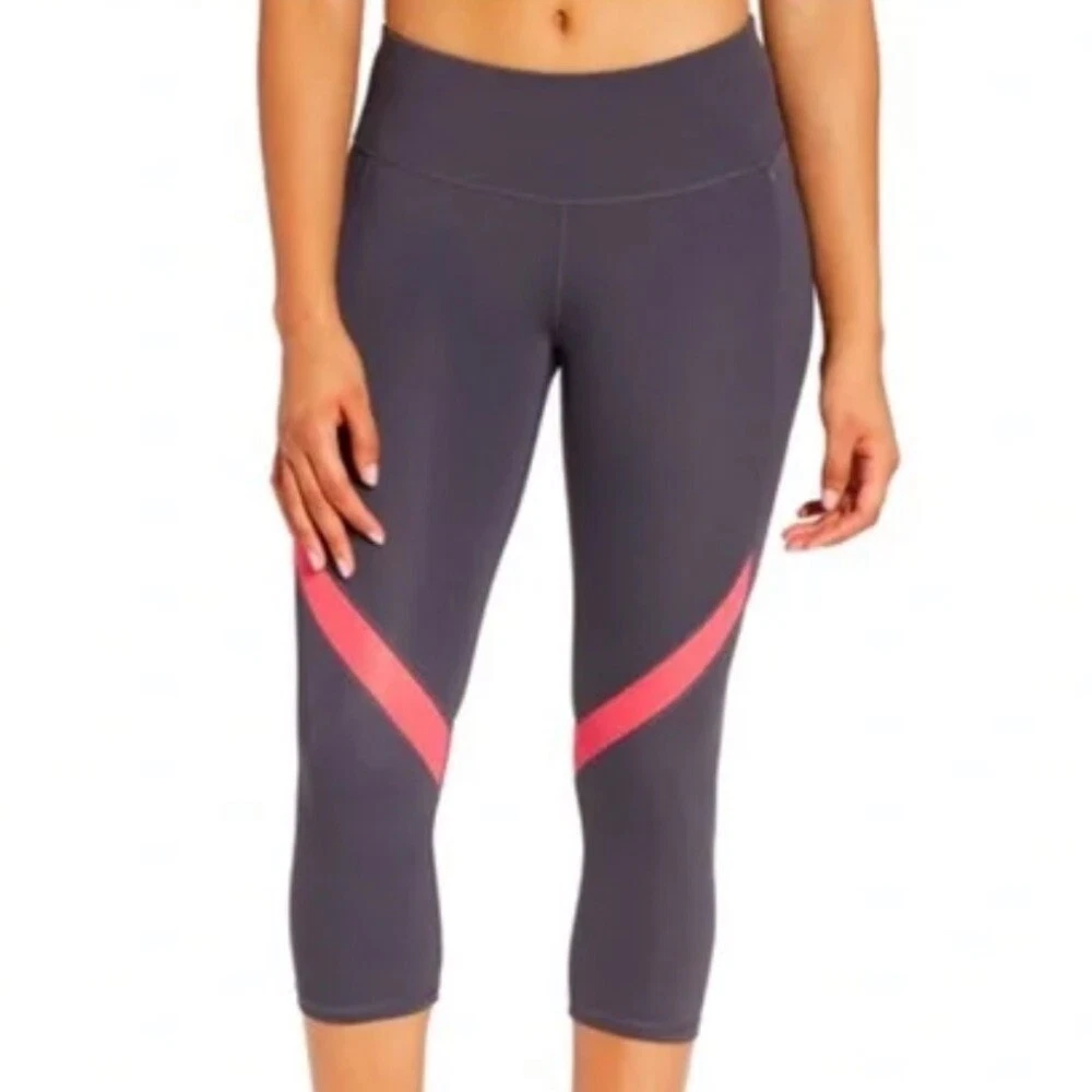 Calia Energize Capri Leggings in Pink and Gray Sz S Carrie Underwood Workout