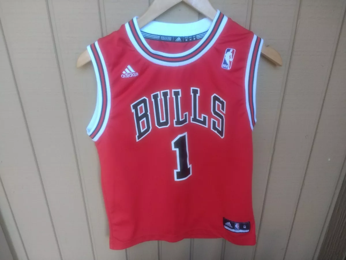 Adidas Chicago Bulls Derrick Rose 1 NBA Basketball Jersey / 