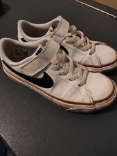 Nike Court Legacy Low White Desert Ochre Little Kids Shoe Size 1