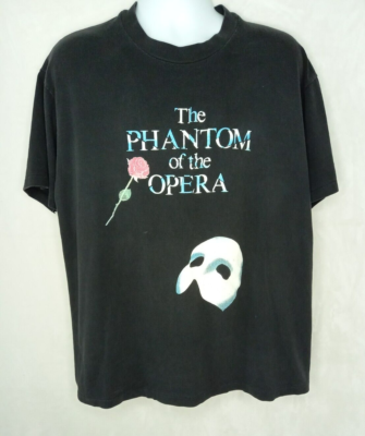 Vintage 90s Millenitex Phantom Of The Opera T Shirt (XL) | eBay