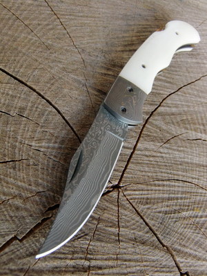 BÖKER Magnum Damast Bone - Damaszener-Backen - DAMASTMESSER - 37 Lagen