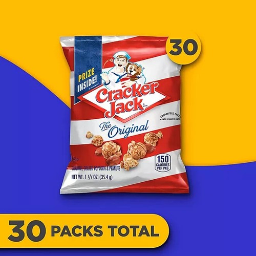 Cracker Jack Original Caramel Coated Popcorn and Peanuts (1.25 oz., 30 pk.) - Picture 3 of 3