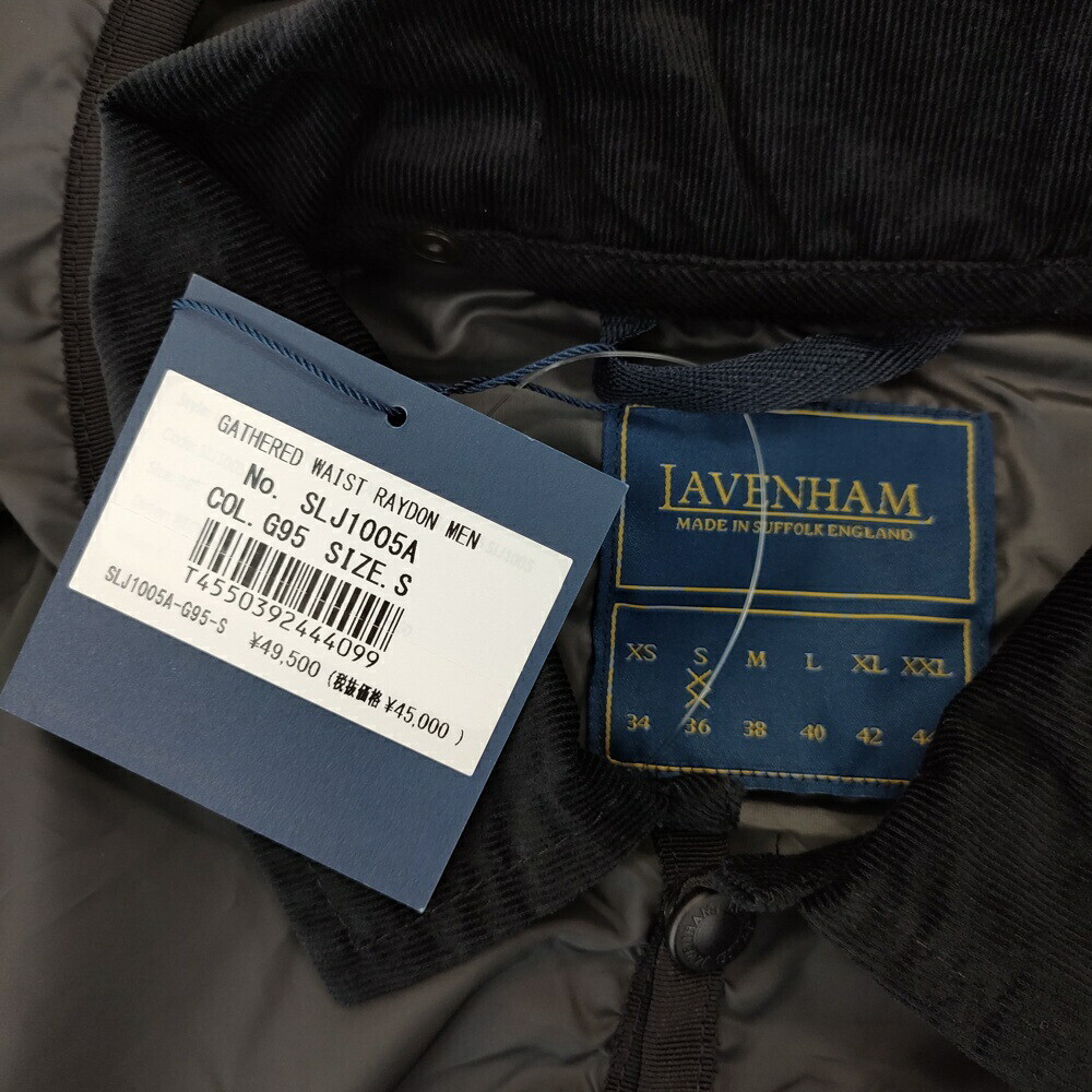 Lavenham SLJ1005A Raydon Jacket Black Gathered Waist Size S Lavenham SLJ1005A Raydon Jacket Black Gathered Waist Size S