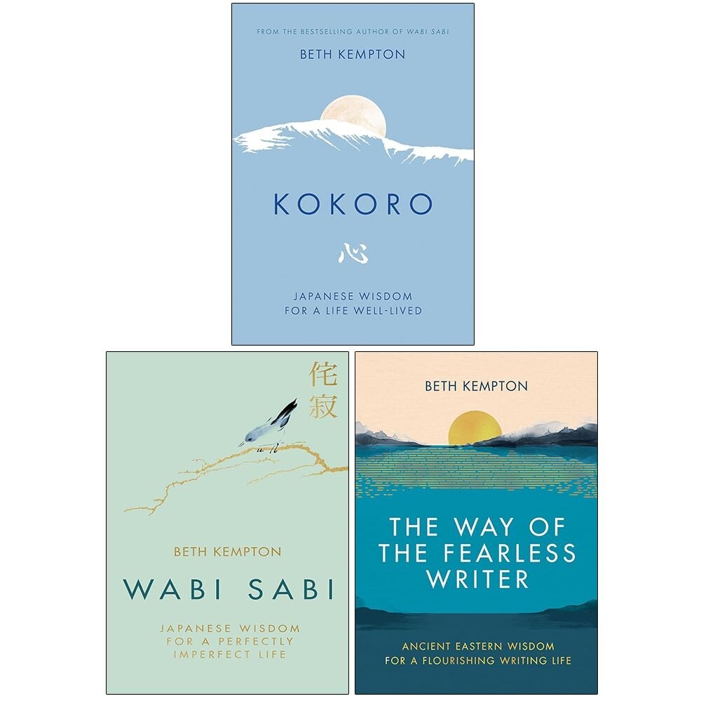 Beth Kempton Collection 3 Books Set Kokoro, Wabi Sabi & The Way of the Fearless