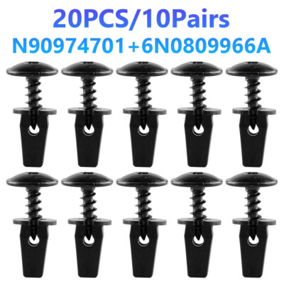 #ad 10PCS Fender Liner Splash Shield Guard Screws FOR VW Jetta Golf Passat Beetle US $4.99