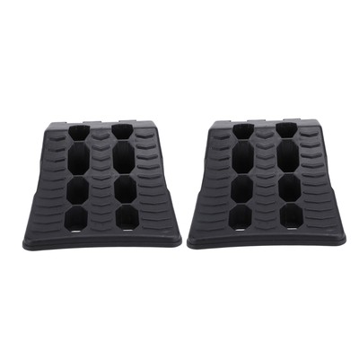 2PCS Wheel Chock Heavy Duty Anti Slip Weatherproof High Stability Wheel Wedge