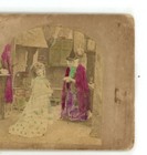 Cinderella & Her Godmother Victorian Genre Stereoview
