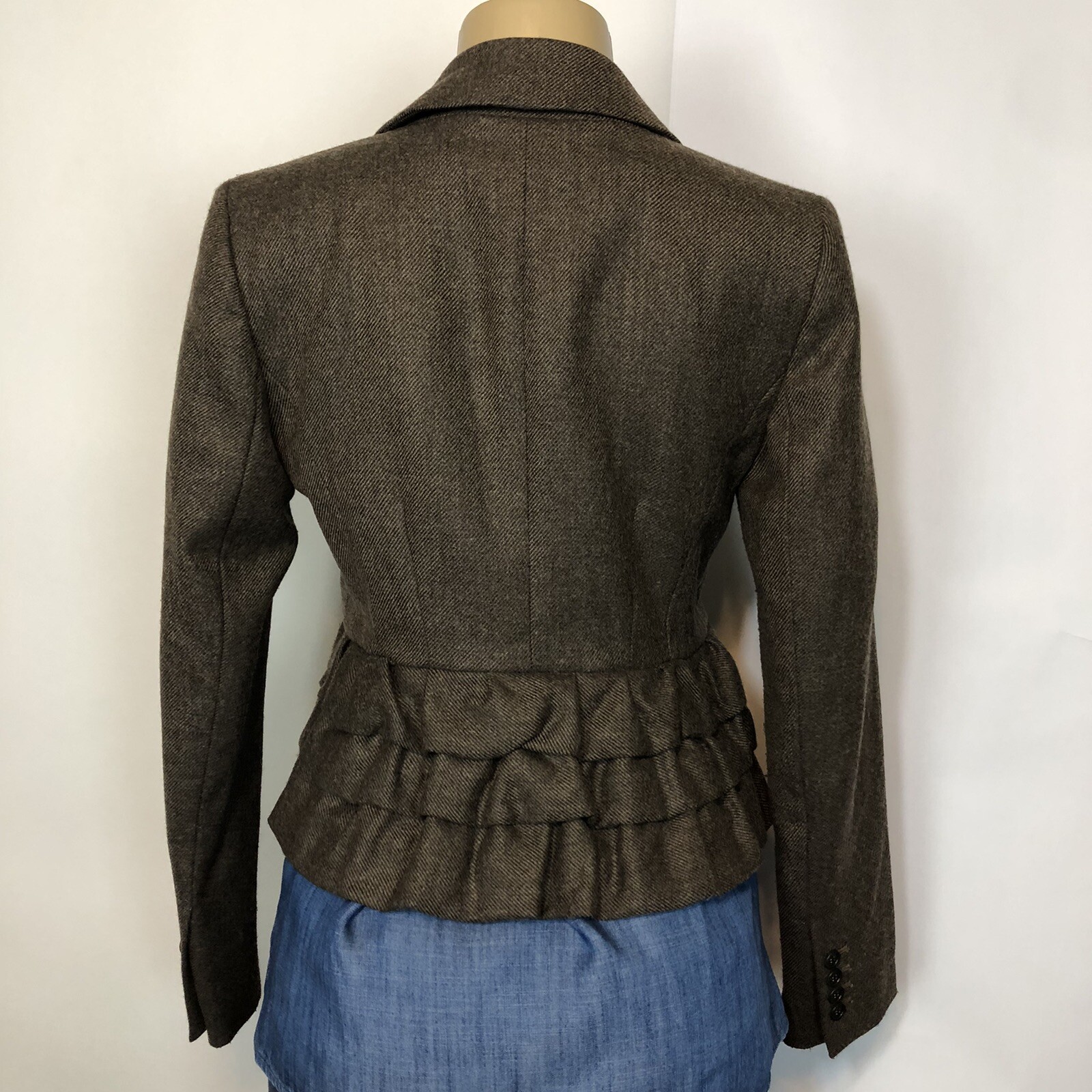 Loft Brown Single Button Formal Jacket Womens Siz… - image 7