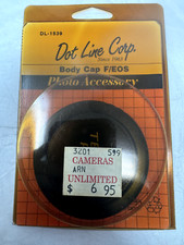Dot Line Corp. DL - 1539 Body Cap F/EOS Photo Accessory New Old Stock
