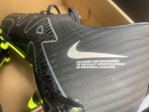 Nike Zoom Vapor 15 Academy FG/MG Soccer Cleats Black Green New! 8.5 Men - Picture 4 of 9