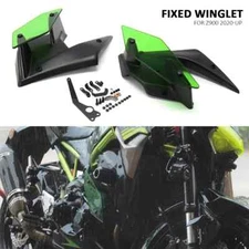 Side Downforce Naked Spoilers Winglet Wing Deflector For Kawasaki Z900 2020 2021