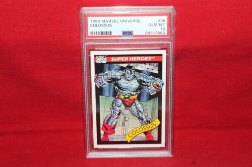 1990 Marvel Universe Impel Colossus #36 PSA 10 Super Heroes - Picture 1 of 2
