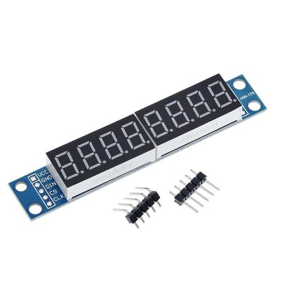 Digital Tube Display MAX7219 CWG 8-Digit Red Three Control Module IO For Arduino