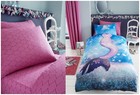 MERMAID Selfie Single Duvet Cover & Pillowcase or Sheet Set Girls Pink Bedding