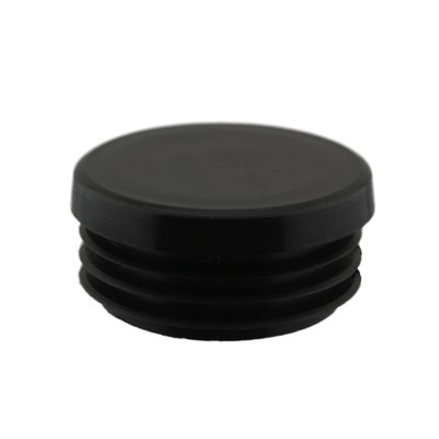 12 x Fussstopfen Ø 36mm schwarz rund Rohrstopfen ...