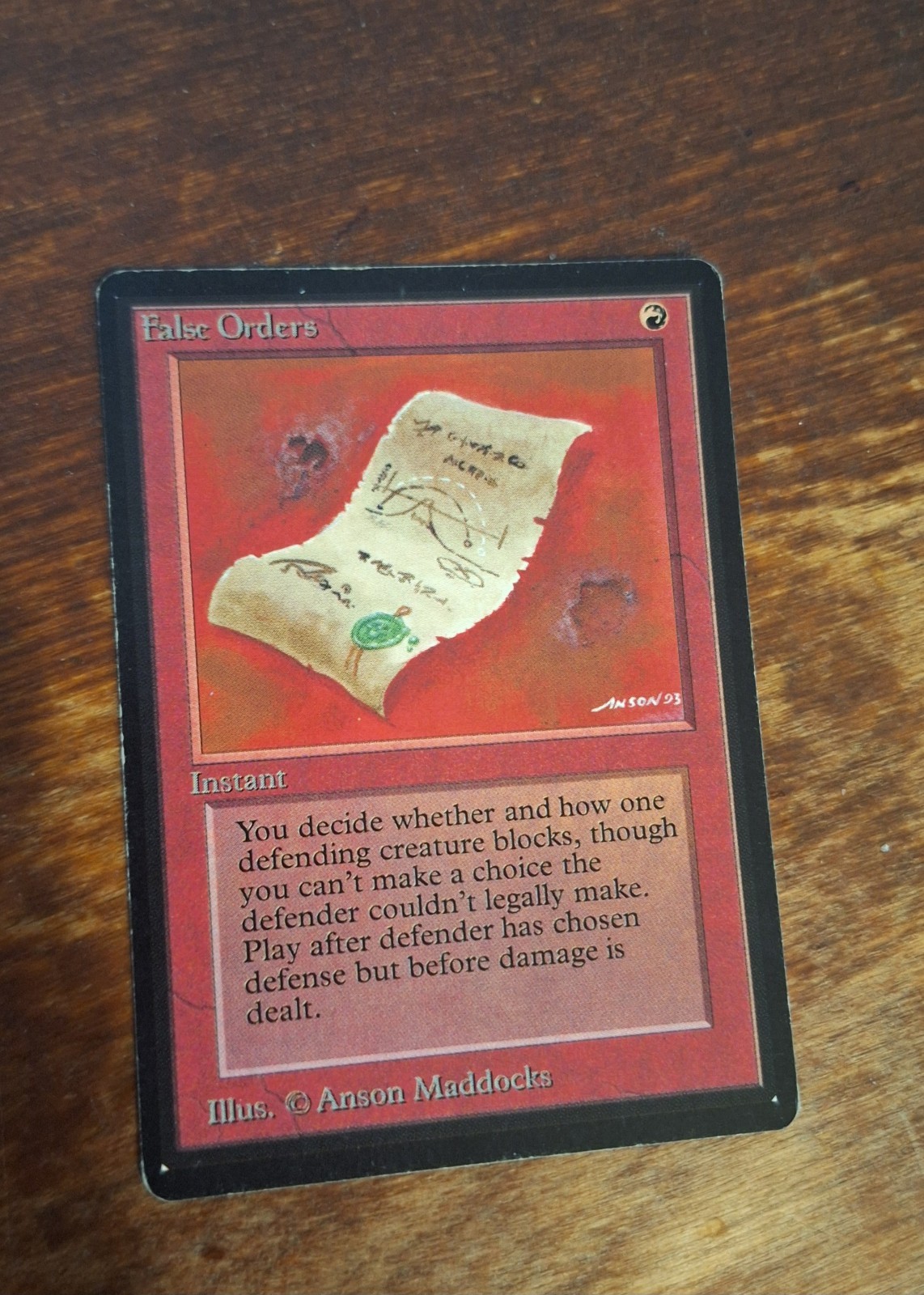 MTG beta False Orders