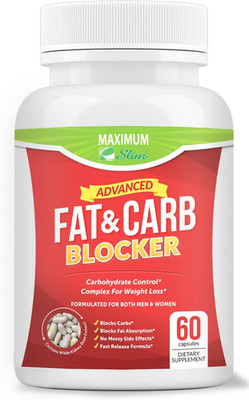 Maximum Slim Fat & Carb Blocker Pure Kidney Bean Extract for Weight Loss and Ap