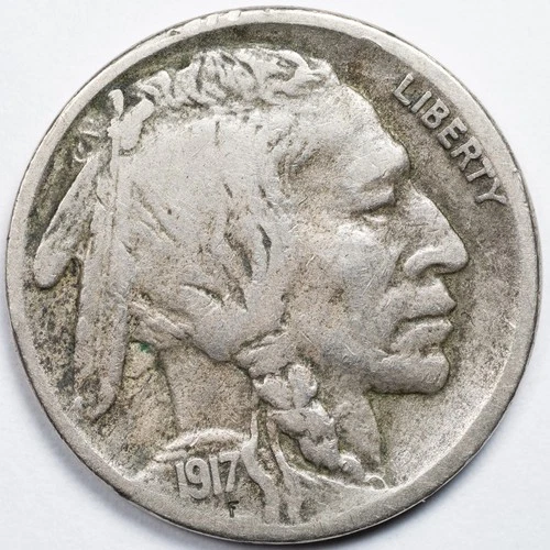 1917-S Buffalo Nickel San Francisco Mint Fine (F)