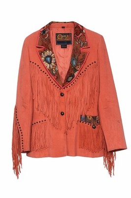Custom Reworked  Cripple Creek Fringe Sued Jacket 
