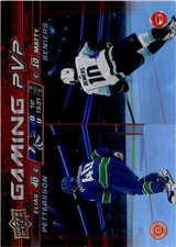 2024-25 Upper Deck #GPVP-22 Elias Pettersson / Matty Beniers Gaming PVP