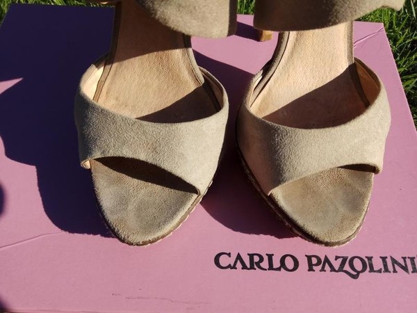 Women Carlo Pazolini Heels Beige Suede 36