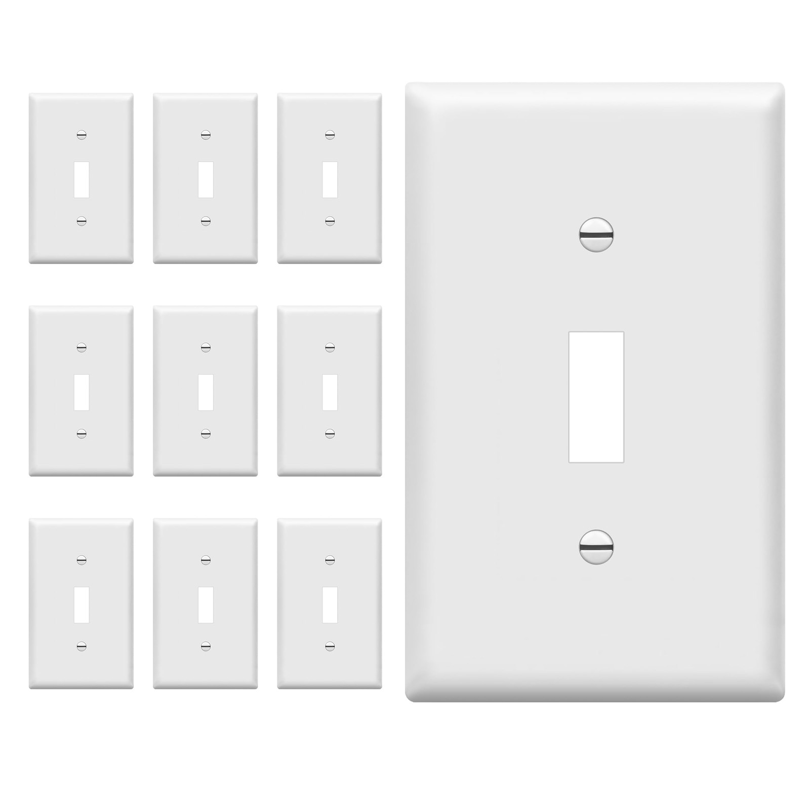 , Toggle Wall Plate Cover, Size 1-gang 4.50 X 2.76, U...
